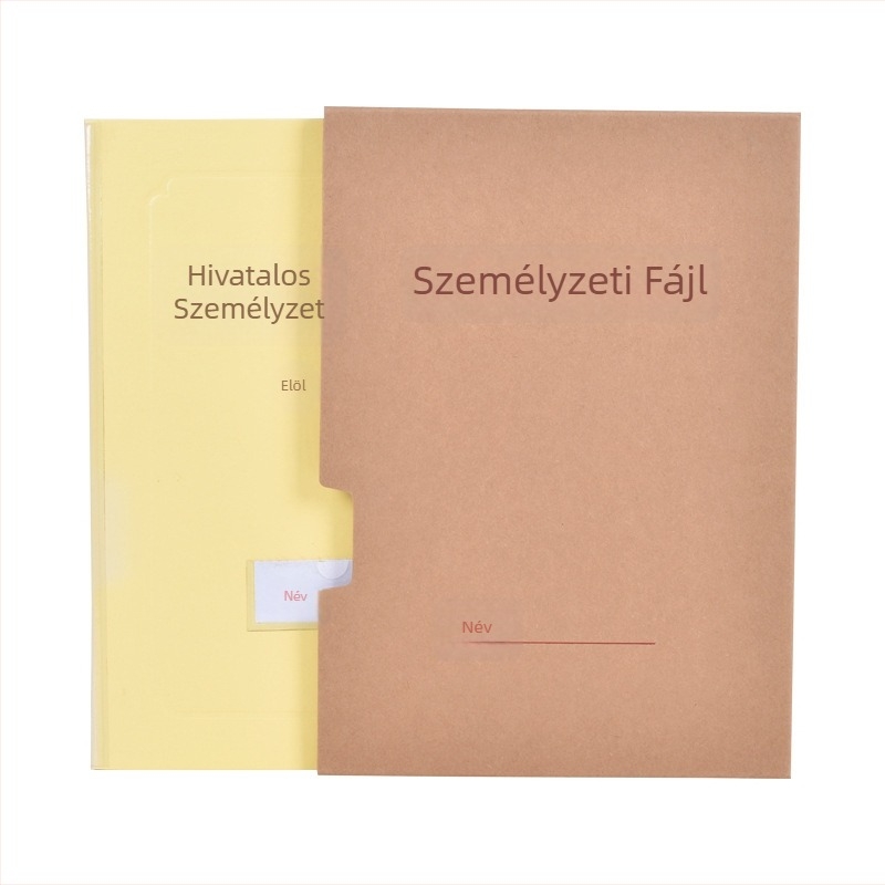 Műanyag irattartó doboz dolgozói dossziékhoz, A4 PP formátum