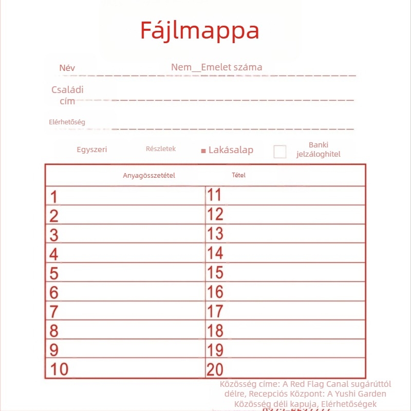 Kraft papír dokumentumtáskák egyedi logóval, A4 méret