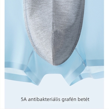 Varrás nélküli Ice Silk férfi boxer, antibakteriális, plusz méret, nyárra