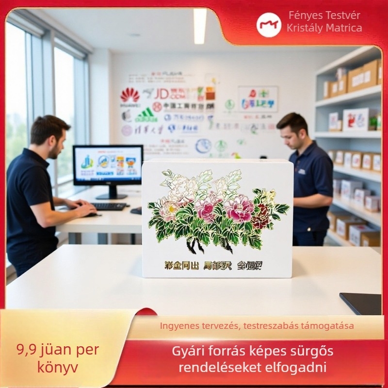 Logótranszfer matricák teacímkékhez – üreges betűkkel és fóliás kivitelben, kristályos öntapadós címkék