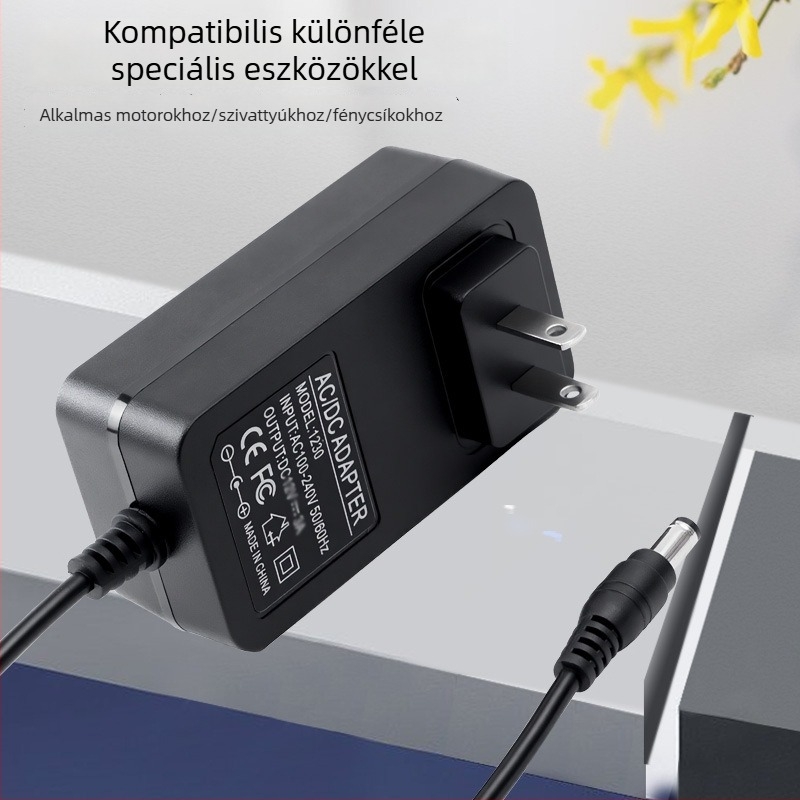 24V 2A tápegység manikűr lámpához, LED szalaghoz és víztisztító atomizátorhoz, 48W