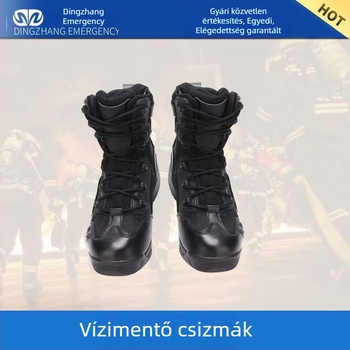 Vízmentő csizmák perforációálló védelemmel, magas szárú, kopásálló, vízálló bakancs túrázáshoz és munkához