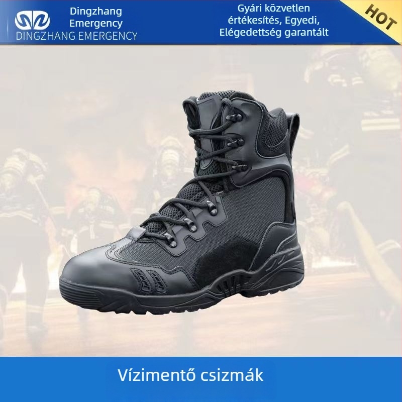 Vízmentő csizmák perforációálló védelemmel, magas szárú, kopásálló, vízálló bakancs túrázáshoz és munkához