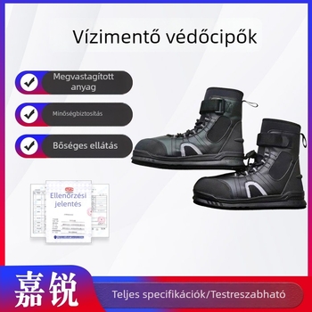 Neoprén víz- és szárazföldi mentőcipő, tűzoltó és jégmentő lábbeli