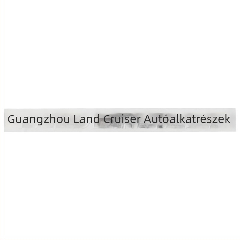 Land Cruiser hátsó csomagtartó betű matrica és pótkerékfedél – angol nyelvű módosítás felirat