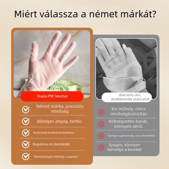 Egyszer használatos PVC masszázsgumik, ultra vékonyak, olajállóak, hát- és talpmasszázshoz, illóolajokkal kompatibilisek