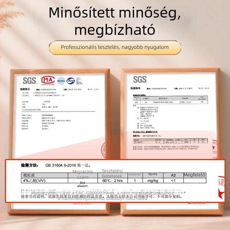 Egyszer használatos PE kesztyűk egyedi csomagolásban, élelmiszer-minőségű, olajálló, vastagított, tartós, cateringre és kereskedelmi használatra
