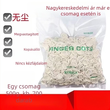 Egyszer használatos ipari latex ujjvédők, antistatikus, csúszásmentes, kopásálló