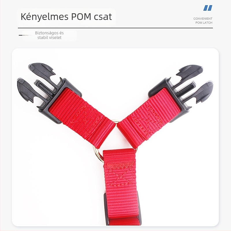 Erős mellény-stílusú kutyahám, mellkasi pánttal, vastagított és megbízható sétákhoz
