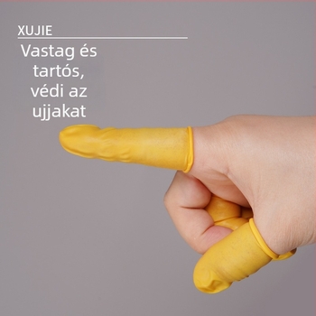 Antisztatikus egyszer használatos latex ujjvédők, pormentes, kopásálló és csúszásmentes az elektronikai ipar számára