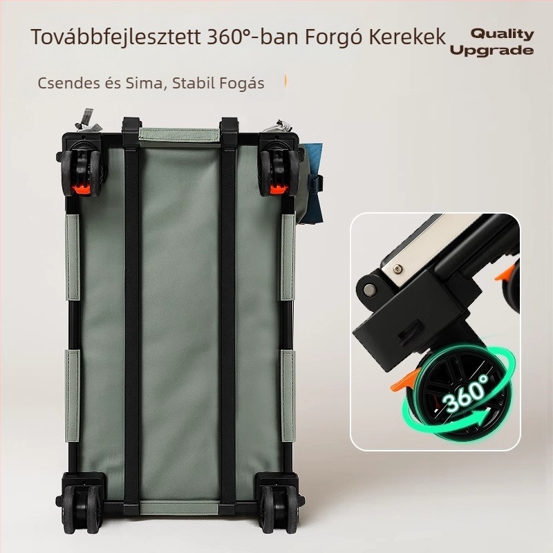 Macska- és kistestű kutya utazótáska teleszkópos fogantyúval, nagy kapacitású, több macskának alkalmas