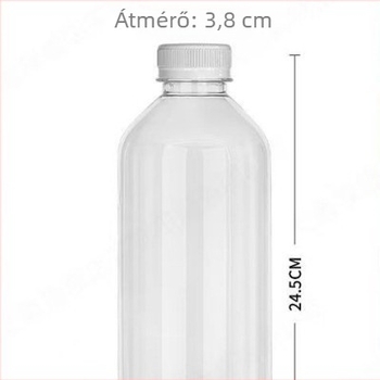 1000 ml átlátszó PET italosüveg, italokhoz, tejhez és gyümölcslevekhez, enzimsüveg