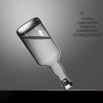 500 ml üres üveg italokhoz és borhoz – prémium, átlátszó kivitel