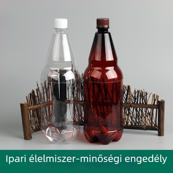 1500 ml PET műanyag italos üveg – átlátszó