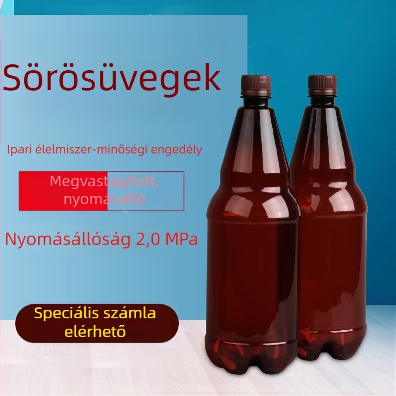 1500 ml PET műanyag italos üveg – átlátszó