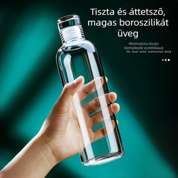 Magas hőállóságú boroszilikát üvegpoharak italokhoz, borhoz és teához, egyedi logó a terve szerint