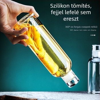 Magas hőállóságú boroszilikát üvegpoharak italokhoz, borhoz és teához, egyedi logó a terve szerint