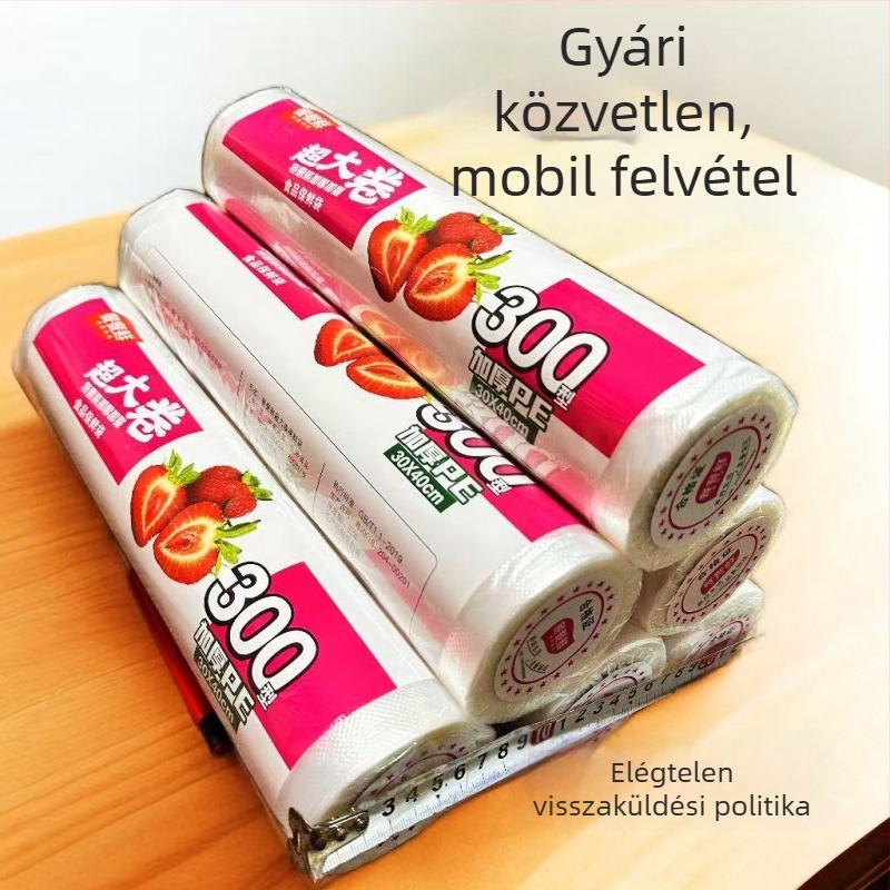 PE élelmiszer-minőségű vákuumos tasakok, lezártak, mikrózhatók, tekercses