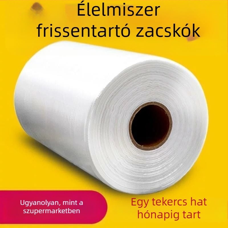 Extra vastag élelmiszer-minőségű PE sík szájú tasakok, otthoni használatra a hűtőhöz