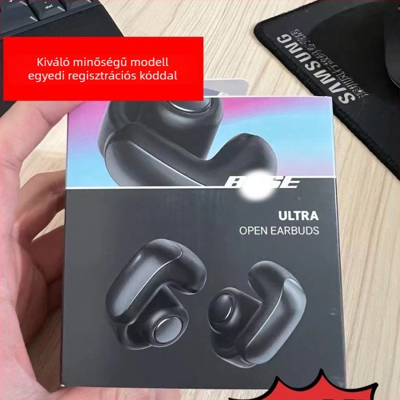 Bose Ultra Open-Back Bluetooth fejhallgatók, fülklipsz, prémium kiadás, egy eszköz – egy kód, regisztrálható verzió