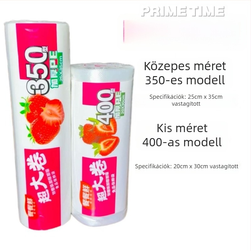 PE vastagított élelmiszer-vákuum zacskók, könnyen téphető kivitel, élelmiszer-minőség, mikrohullámú sütőben használható