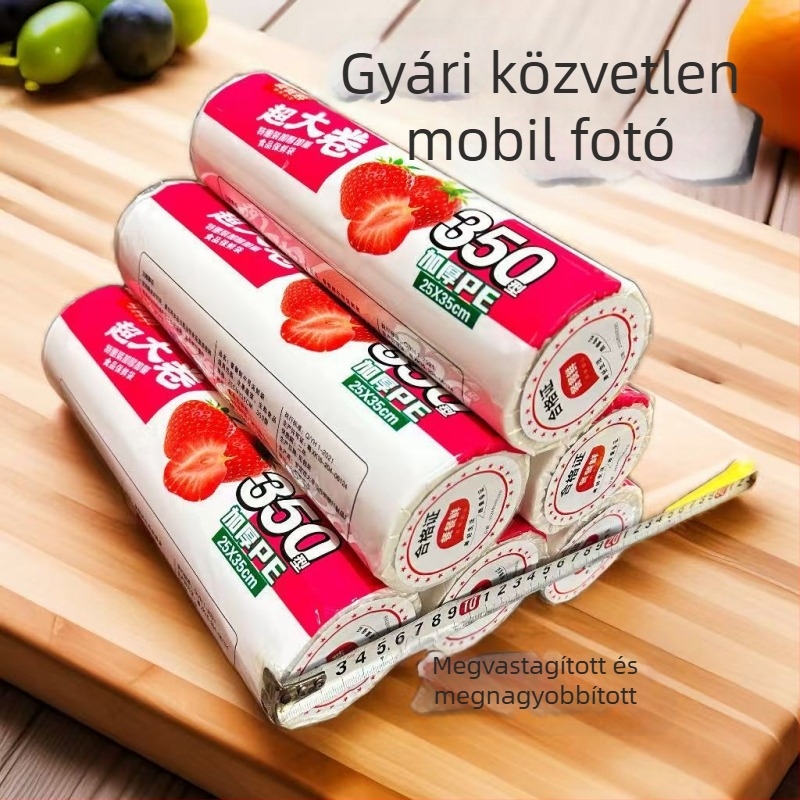 PE vastagított élelmiszer-vákuum zacskók, könnyen téphető kivitel, élelmiszer-minőség, mikrohullámú sütőben használható