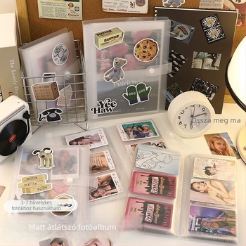 3 hüvelykes instant fotóalbum mini kártyákhoz, mozijegyekhez és rajongói relikviák gyűjteményéhez