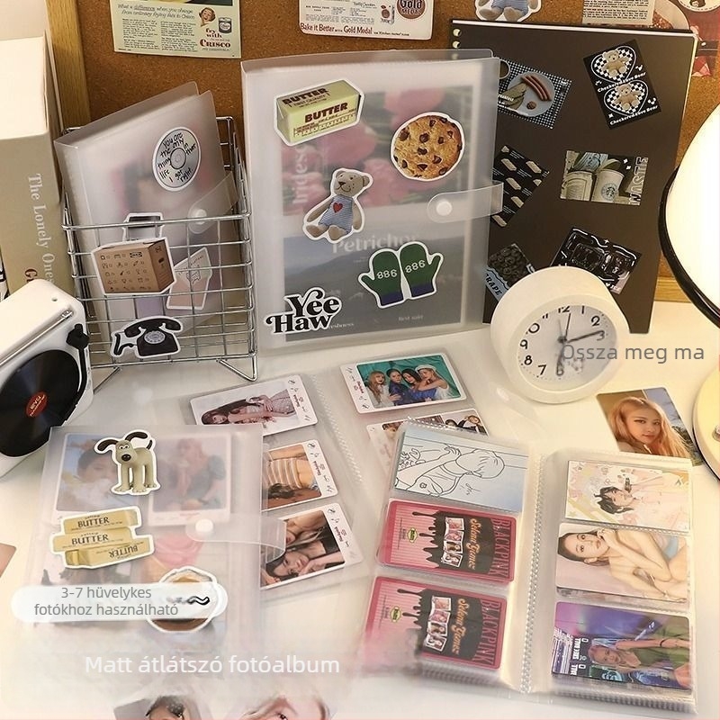 3 hüvelykes instant fotóalbum mini kártyákhoz, mozijegyekhez és rajongói relikviák gyűjteményéhez