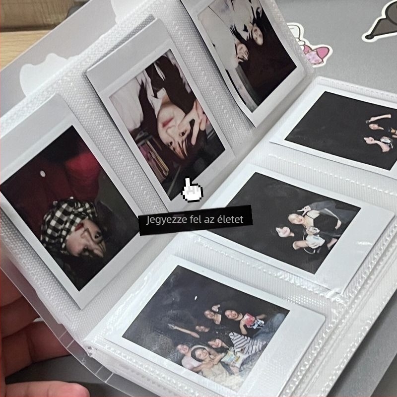 3 hüvelykes instant fotóalbum mini kártyákhoz, mozijegyekhez és rajongói relikviák gyűjteményéhez