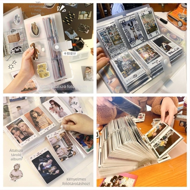 3 hüvelykes instant fotóalbum mini kártyákhoz, mozijegyekhez és rajongói relikviák gyűjteményéhez