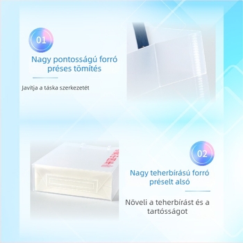 PP matt átlátszó tote táska, kozmetikai és ajándékcsomagolás, PVC csomagolás, testreszabható