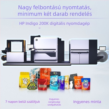Személyre szabott vákuumzárt állateledeles zacskók, kutya- és macskák számára, nyolcszögletű zárás