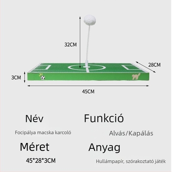 Dobus hullámkartonból készült macska kaparódeszka – tartós, minimalist dizájn