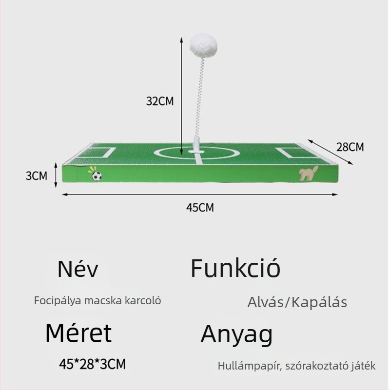 Dobus hullámkartonból készült macska kaparódeszka – tartós, minimalist dizájn