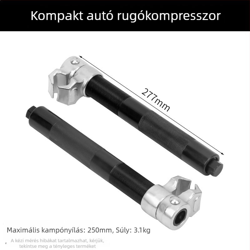 Karom típusú rugóösszehúzó lengéscsillapítóhoz, spirális rugók demontázsára és beépítésére, autójavító szerszám