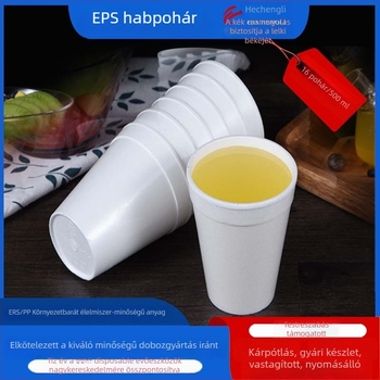 16 oz-os egyszer használatos polisztirol habos kávés pohár