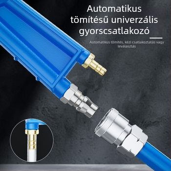 Pneumatikus tisztítópisztoly, állítható levegőnyomással, nagynyomású permetező autómosáshoz