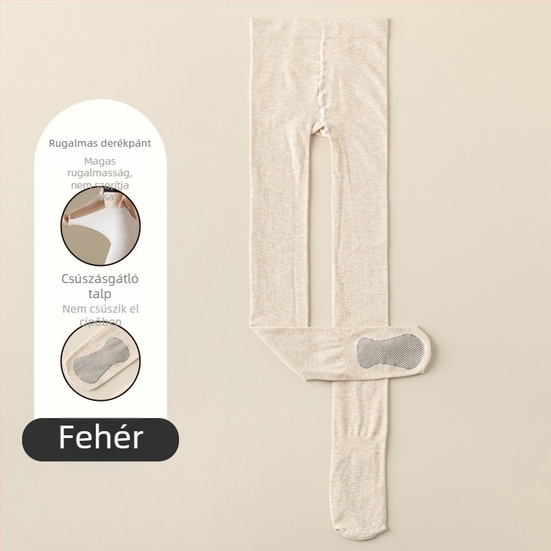 Női fleece-öltetű harisnyanadrág, 2025 ősz-tél, szürke, karcsúsító fazon, középmagas derekú