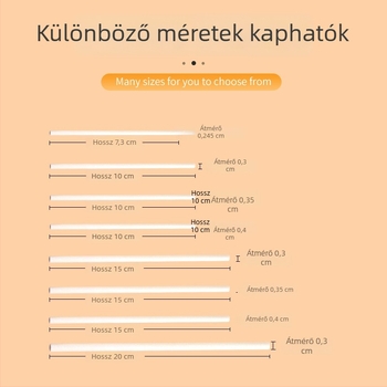 Meirui Fehér Szilárd Papírrudak Nyalókához