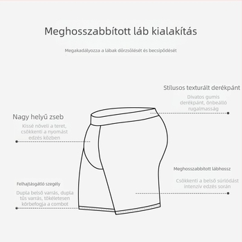 Férfi hosszú boxer alsó pamutból, légáteresztő, varrás nélküli, sportos, anti-dörzsölés, középmagas derekú, plusz méret