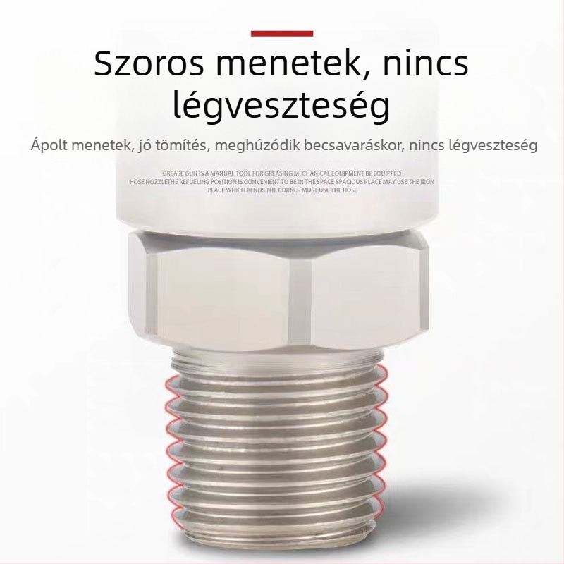 Kiváló minőségű C-típusú pneumatikus levegőcső csatlakozó, férfi csatlakozó, 360°-os forgó gyorscsatlakozó, belső és külső menet