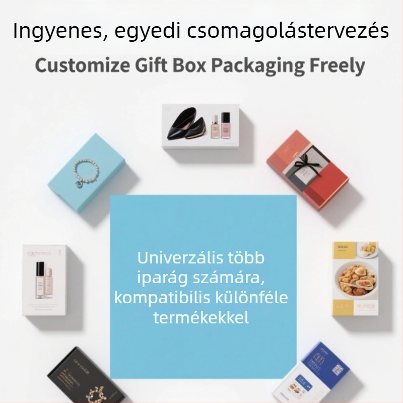 Személyre szabható könyv alakú ajándékdoboza teához és kozmetikumokhoz logónyomtatással