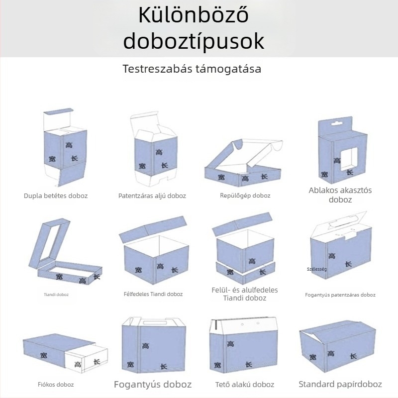 Személyre szabható könyv alakú ajándékdoboza teához és kozmetikumokhoz logónyomtatással