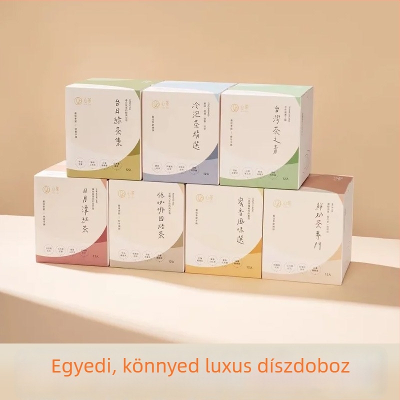 Aromaterápiás gyertya csomagoló doboz két részes fedéllel, kozmetikai és teás csomagolás, testre szabható luxus ajándékdoboz aranyozott nyomtatással