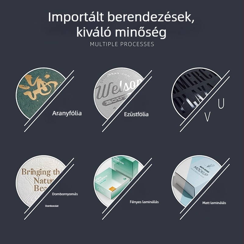 Személyre szabott fehér hullámkarton dobozok ruházati és kozmetikai ajándékcsomagoláshoz, repülőgép-stílusú dobozok, teás dobozok kis tételben logóval