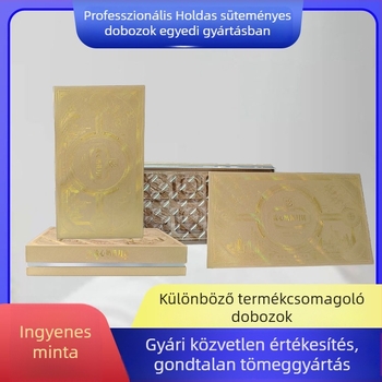 Egyedi Mooncake Mid-Autumn ajándékdoboz kettős tetővel, luxus csomagolás gyümölcstea és élelmiszerek számára