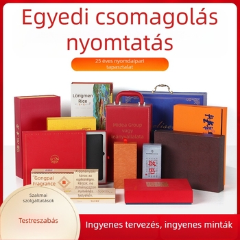 Mooncake ajándékdoboz – kiváló minőségű nyomtatás, teás csomagolás, tolófedél dizájn