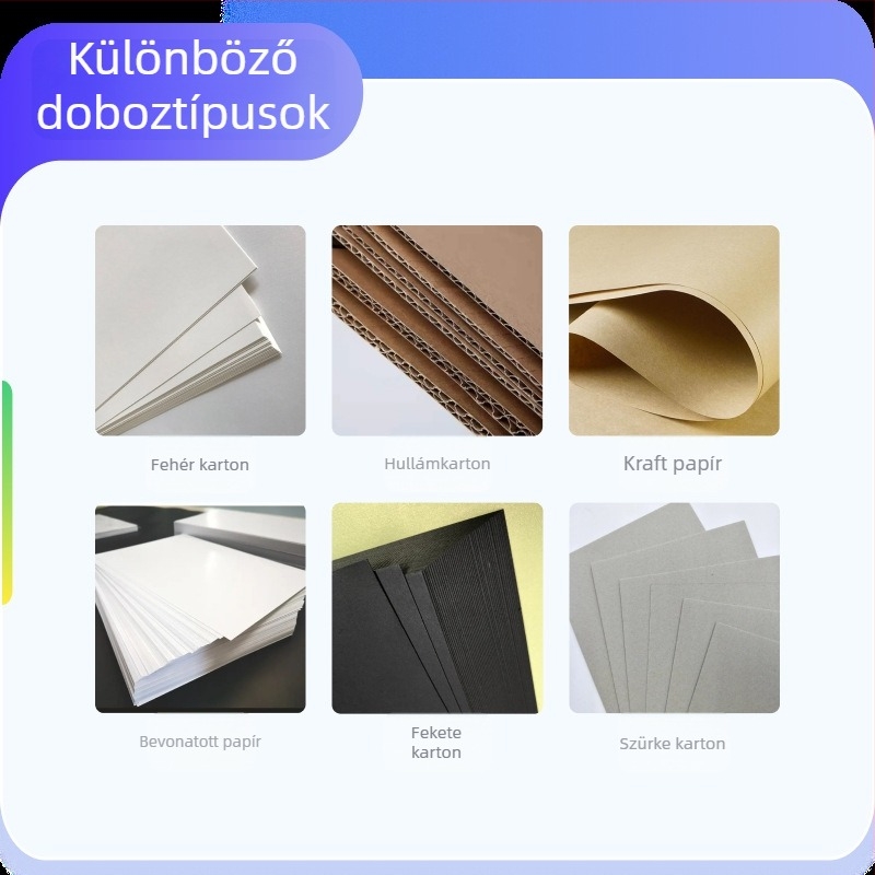 Személyre szabott színes doboz digitális termékekhez, ajándékdoboz nyomtatással, magas minőségű teás kartoncsomagolás