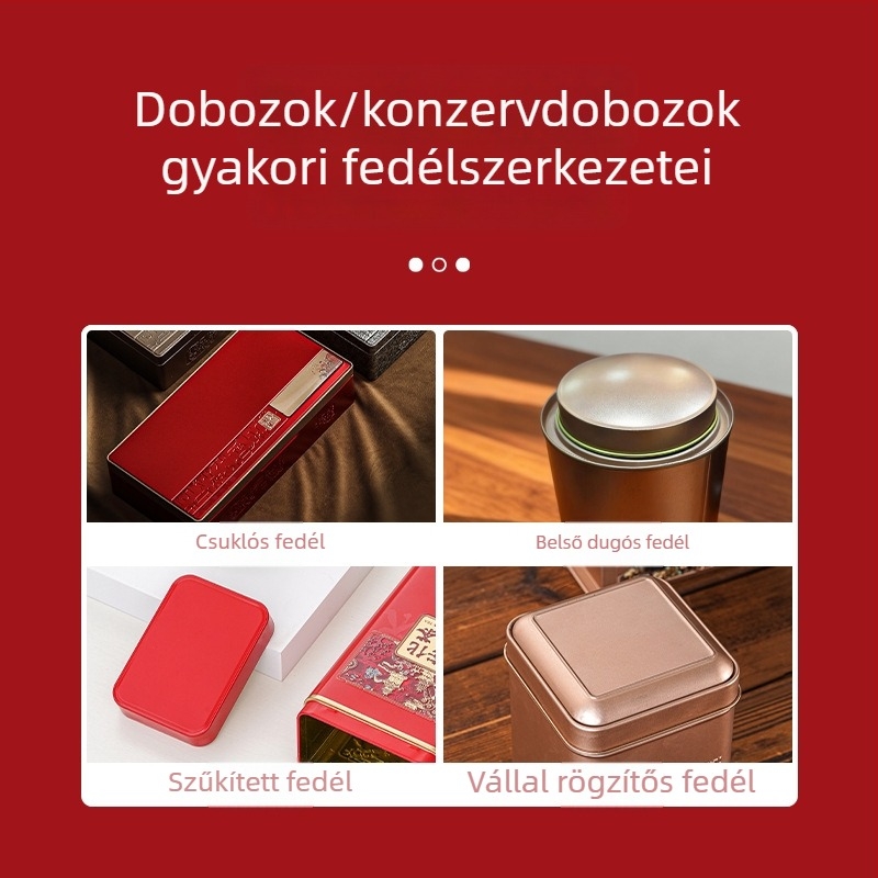 Személyre szabott ónból készült teás doboz, kis zöld mandarinás teás doboz, mandarin héj doboz, vas doboz, teához és süteményekhez való tároló