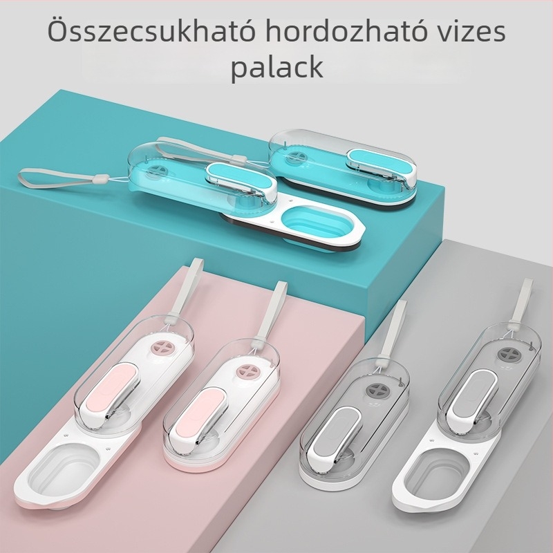 Összecsukható, hordozható vízadagoló kisállatoknak – kutyáknak és macskáknak